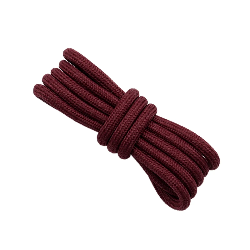 Weiou Solid Color 0.5cm Polyester Salmon Round Shoelaces Unisex Women Men Sneaker Shoestring Running 46 Colors Cord Rope Laces