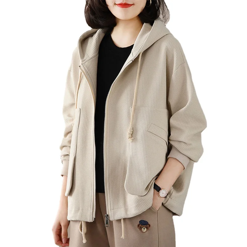 Свитшот женский оверсайз в стиле Харадзюку худи с длинным рукавом свитшот