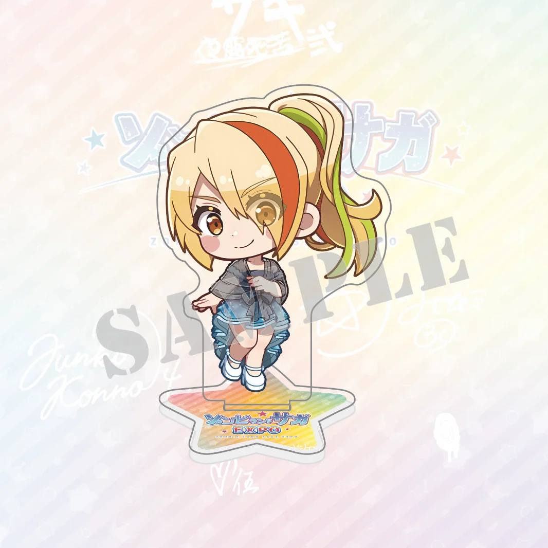Акриловая фигурка-стенд по аниме Zombie Land Saga: Starry Dress Chibi, настольная подставка, коллекционный брелок с девушкой Франчучу (art.: 3920db5e548a3) - 3920db5e548a3