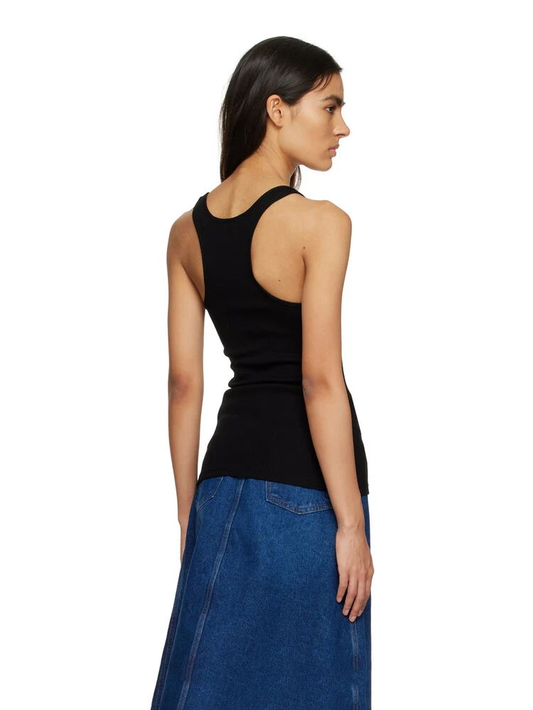 RORORIRI невидимый черный Camisole Женская рабочая Повседневная однотонная тянущаяся