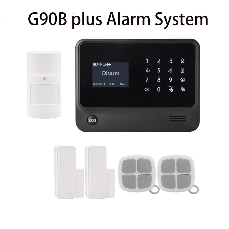 G90B Plus WIFI GSM Alarm System DIY Kit APP Control French English Spanish Russian Dutch for Smart Home Hogar Casa Inteligente