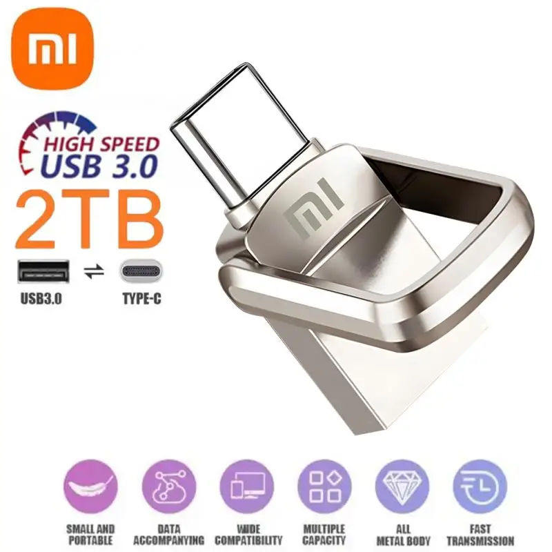 USB-флеш-накопители Xiaomi Mijia металлический флэш-накопитель с реальной емкостью