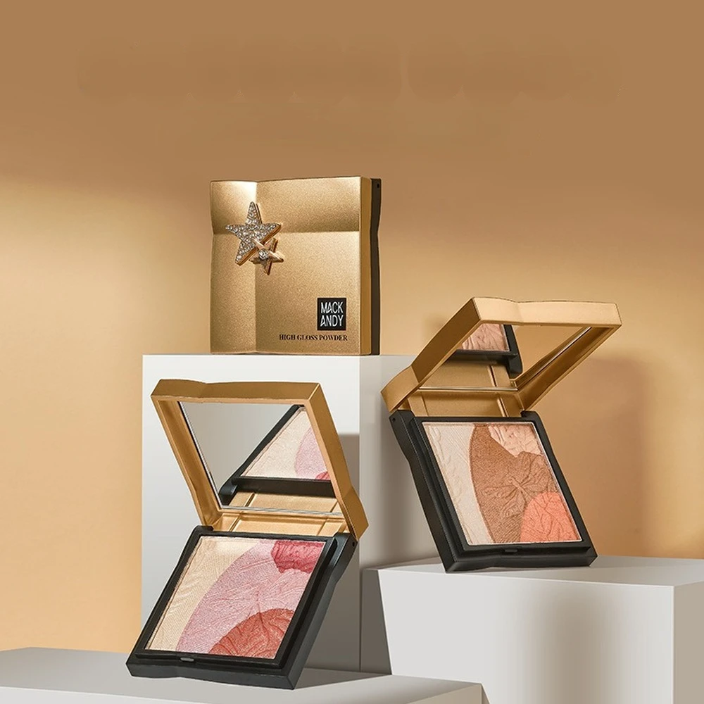 

Marco Andy Blush Highlight Eyeshadow Palette Nude Makeup Natural Three-dimensional Shadow Easy Makeup Beginner Face Makeup