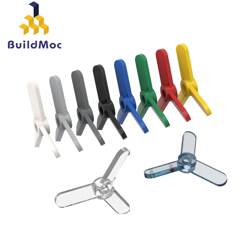 

10PCS Replaceable Assembles Particles Compatible 2421 28969 3.6 x 3.2 x 0.5 Propeller 3 Building Blocks DIY Bricks Parts Toys
