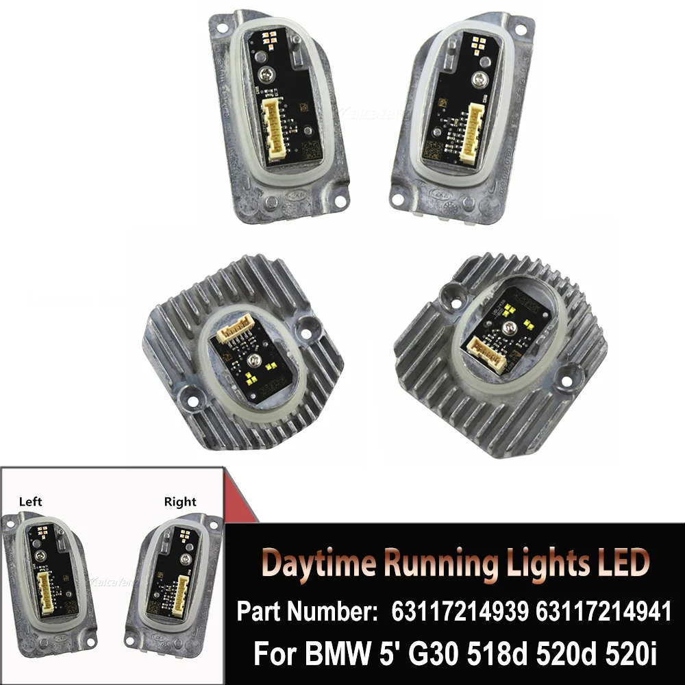 

63117214939 63117214940 63117214941 63117214942 Daytime Running Lights LED Module Control Unit For BMW 5 Series G30/G38