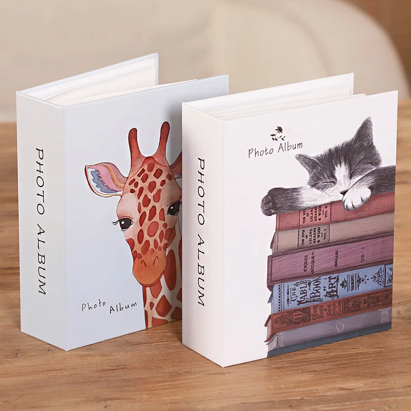 

6 Inch Photo Album 100 Pockets Picture Storage Scrapbooking Sticker Case Cartoon Photo Album Book Frame for Children Gift