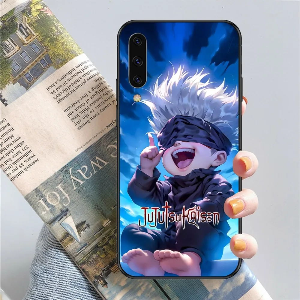 JJK Satoru Gojo Чехол для мобильного телефона Samsung Note 9 10 20 Plus Pro Ultra J6 J5 J7 J8 черный мягкий