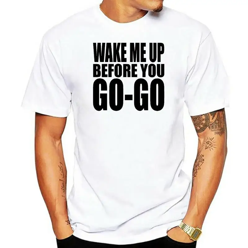 

Wake Me Up Before You Go Go T Shirt Wham 80's George Michael Choose Life Concert