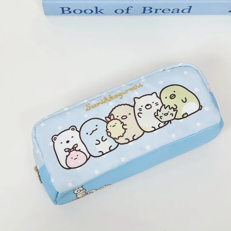 Фото Большой вместительный пенал San X Sumikkogurashi, милый мультяшный чехол для хранения канцелярских принадлежностей, органайзер для школьных и офисных принадлежностей №4