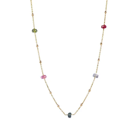 Серебряное ожерелье fhiva с оливином