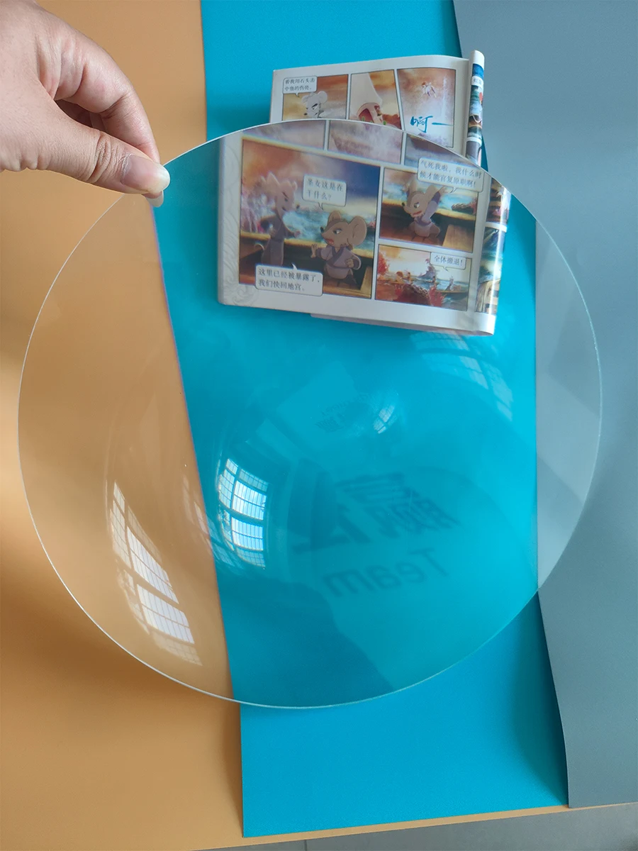 D300MM Большая оптическая ПММА пластиковая большая солнечная линза Френеля