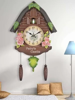 creative cuckoo clock pendulum hanging living room luxury fashion digital wall clock luxury reloj de pared home decoration 50