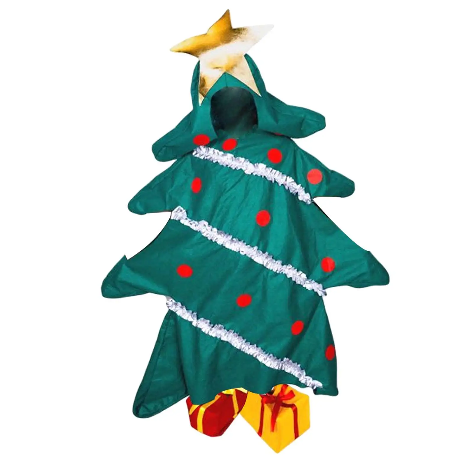 

Смешной Рождественский костюм, одежда для рождевечерние, наряды с обувкой для вечеринки, сцены, Рождества, подходит для роста 170-185 см, зеленый