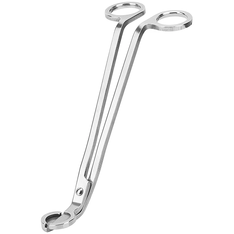

LUDA Candle Wick Trimmer, Polished Stainless Steel Wick Cutter, Scissors, Deep Into the Candle Cutting Used Chips
