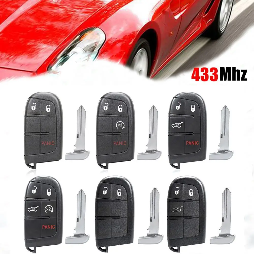 

Portable 4 Buttons Auto Parts & Accessories Durable Remote Car Key 3 Buttons Keyless Remote Key fob