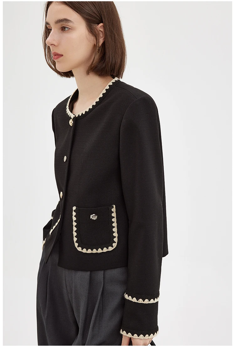 Рисунок 4 - Куртка MOLAN Женская твидовая с круглым вырезом