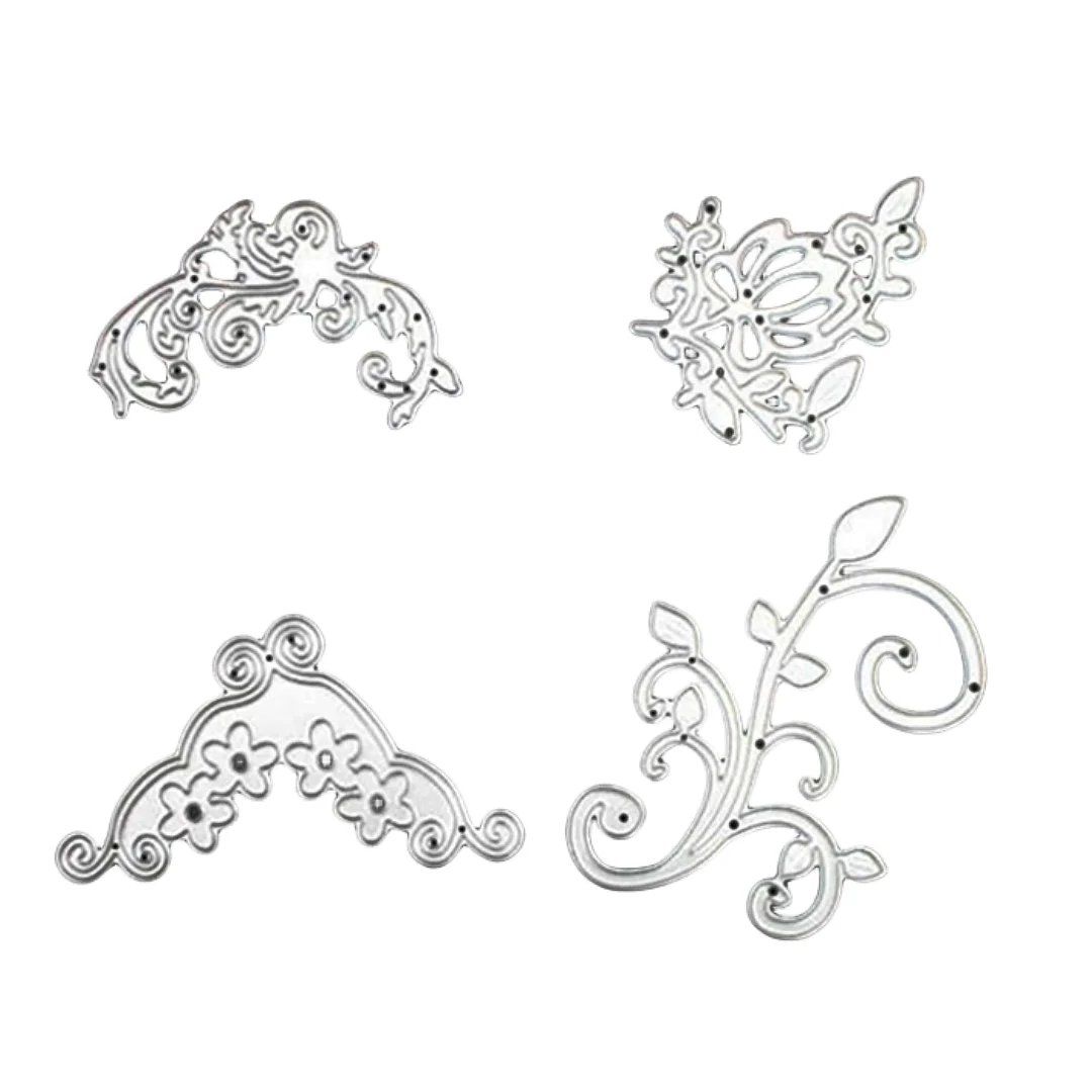 

YINISE Metal Cutting Dies For Scrapbooking Stencils LACES DIY PAPER Album Cards Decoration Embossing Folder Die Cutter Template