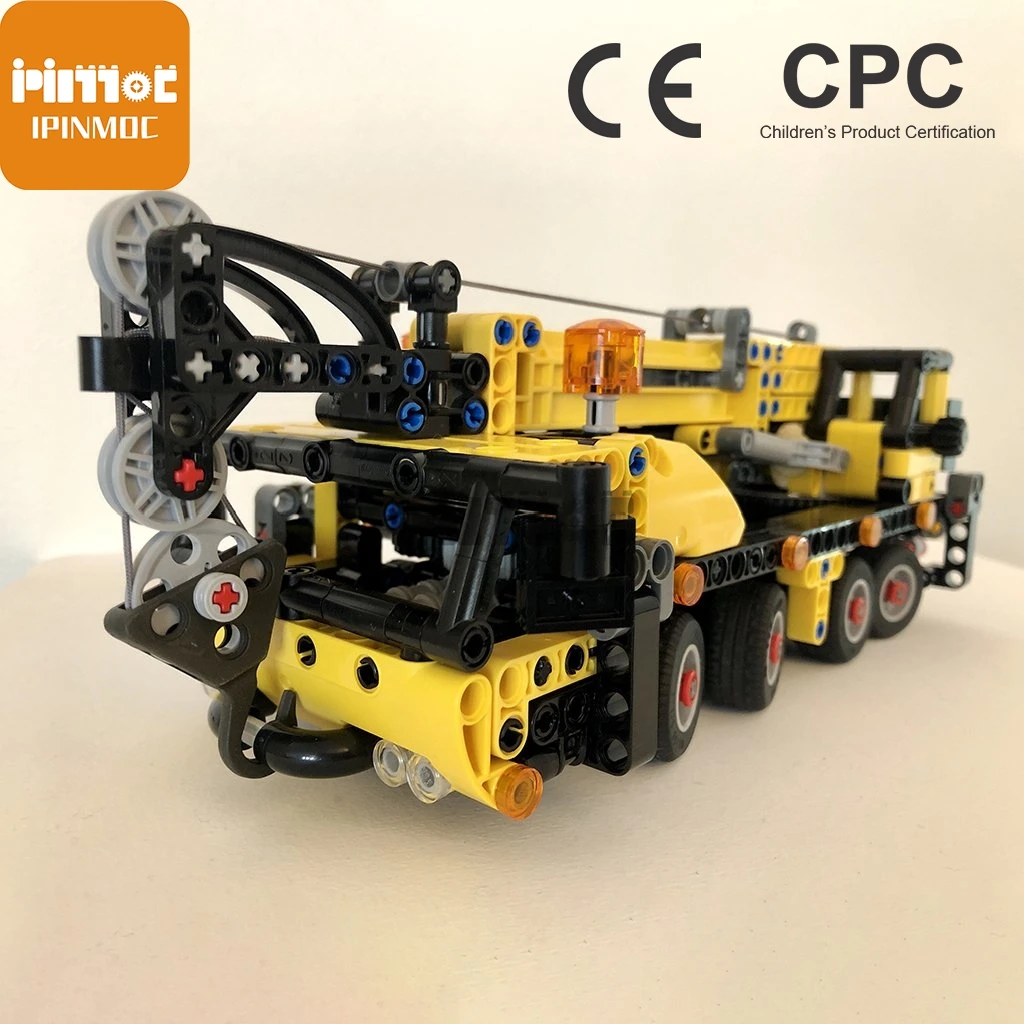 

Moc-72143 Mini crane 710pcs electronic drawing splicing building block technology assembly