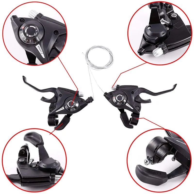 Ручка переключения передач для горного велосипеда 3x7 21 скорость