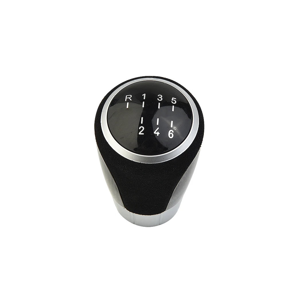 

Auto Gear Shift Knob Red 5/6 Speed For BMW E81 87 E46 E90 E91 E92 Car Chromed Matte Carbon Shift Knob Cover