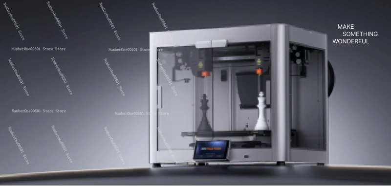 J1s Высокоскоростной независимый 3D-принтер с двумя соплами IDEX двухцветный