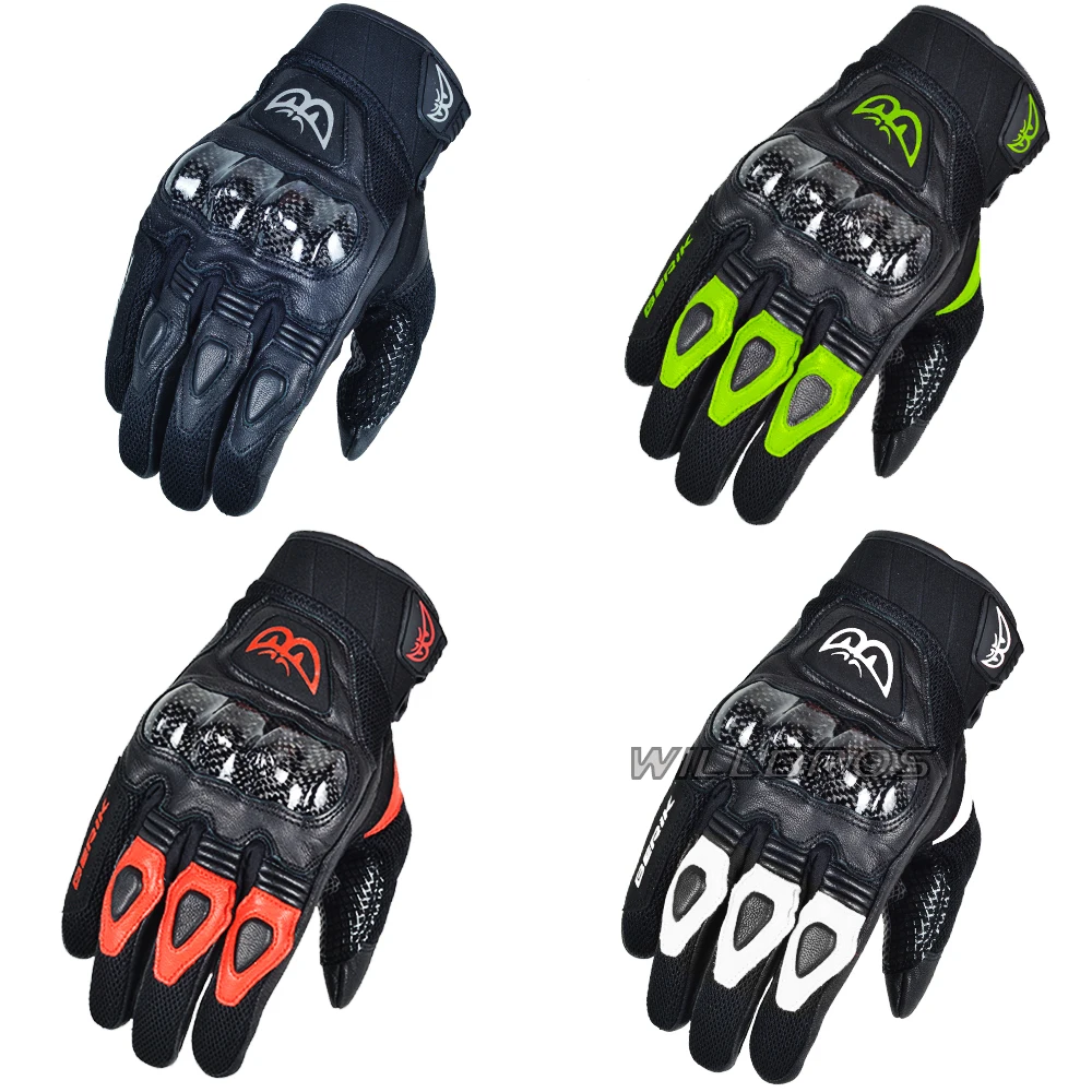 

Мотоциклетные Перчатки, мужские кожаные перчатки для езды на мотоцикле и велосипеде, MX BMX DH