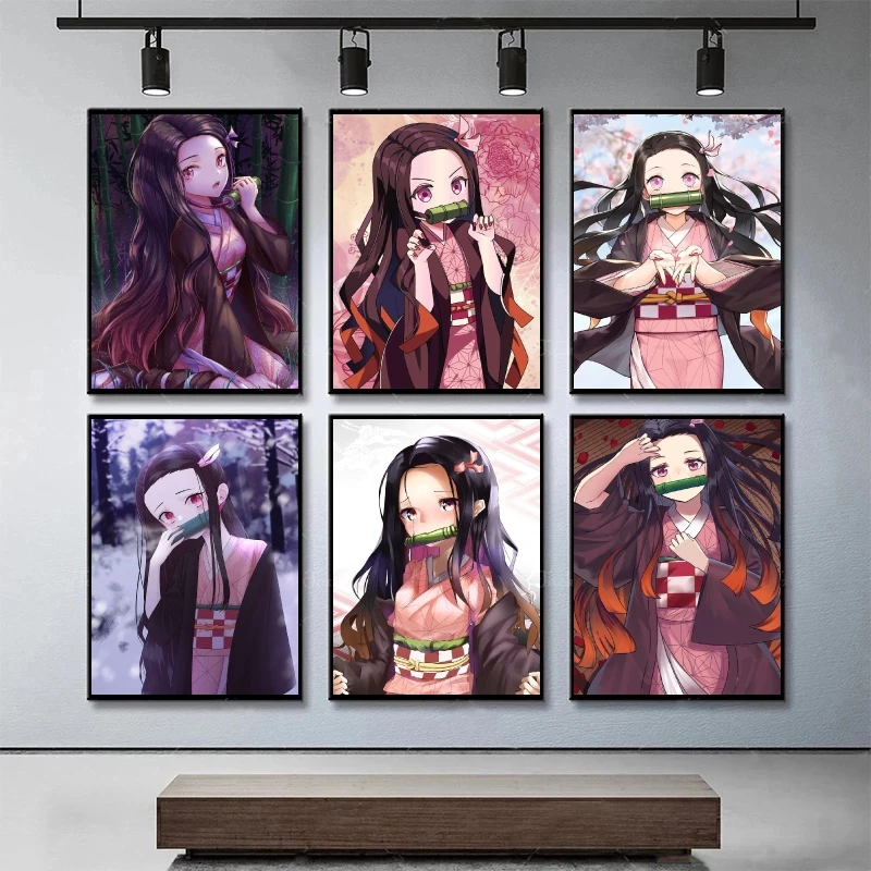 

Японские классические аниме рождественские подарки настенное Искусство украшение для дома Картины Современная Гостиная Декоративные принты и принты