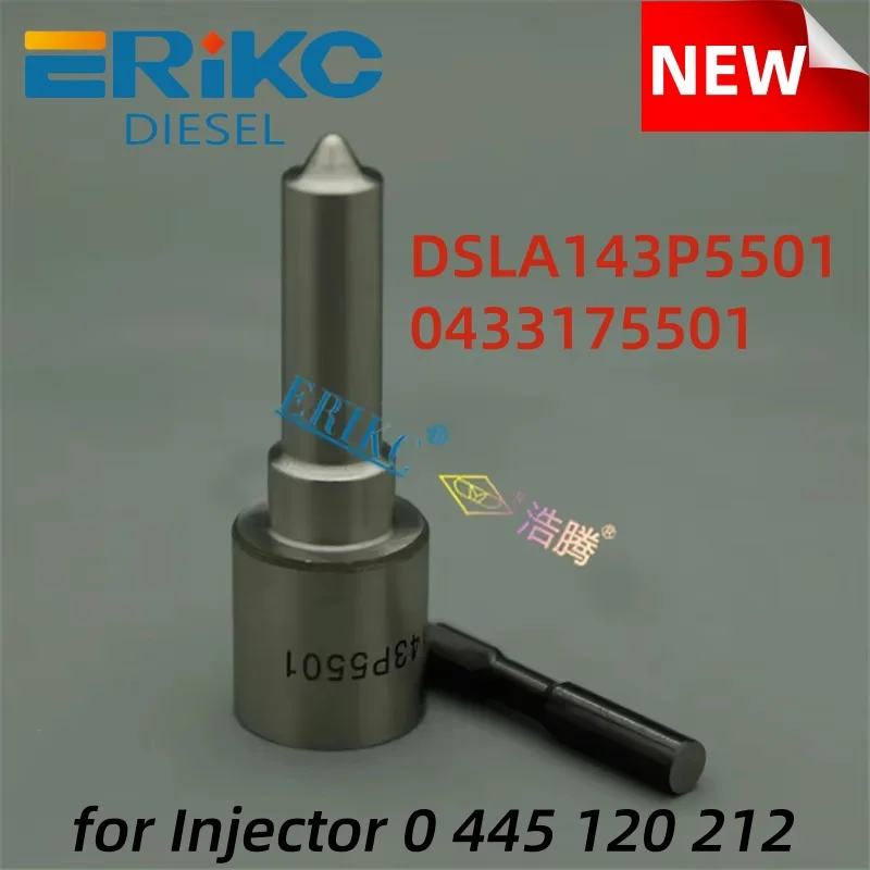 Фото ERIKC DSLA143P5501 Наконечник форсунки Common Rail 0 433 175 501 Форсунка топливной форсунки DSLA 143 P5501 для инжектора 0 445 120 212 №1