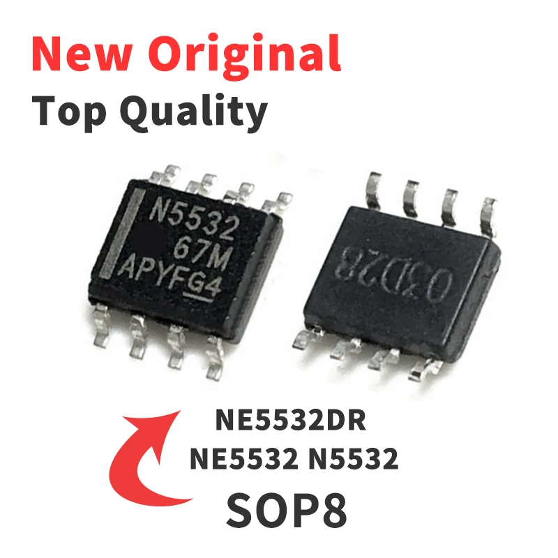 

10 шт. NE5532DR NE5532 N5532 SOP8 двойной операционный усилитель чип IC совершенно новый оригинальный