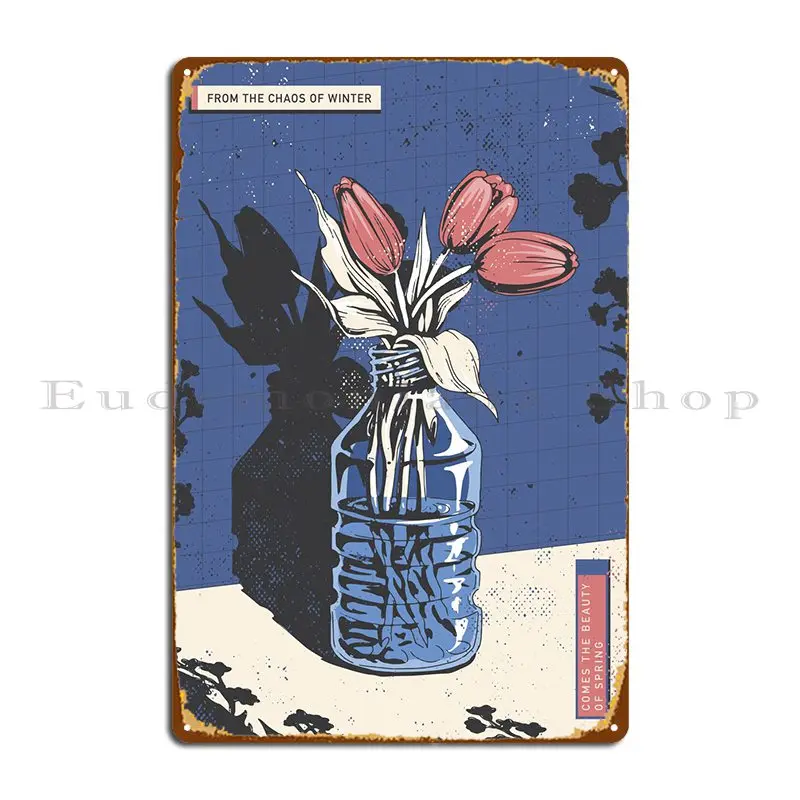 

Весенний хаос зимы, металлические таблички, таблички, таблички для кинотеатра, гостиной, индивидуальный кухонный жестяной плакат