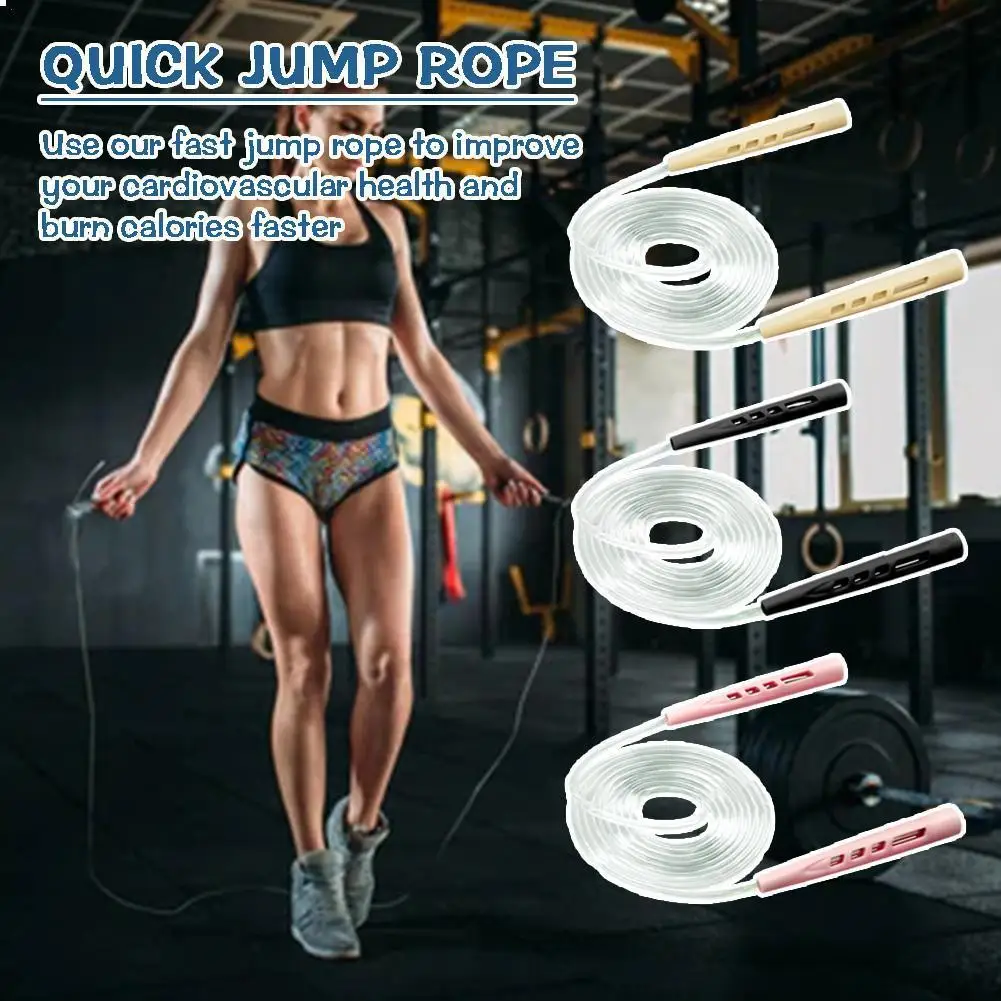 

Speed Skipping Rope Adult Jump Rope Weight Loss Children Sports Fitness Portable Equipment Ropes Jump Professional A4R6