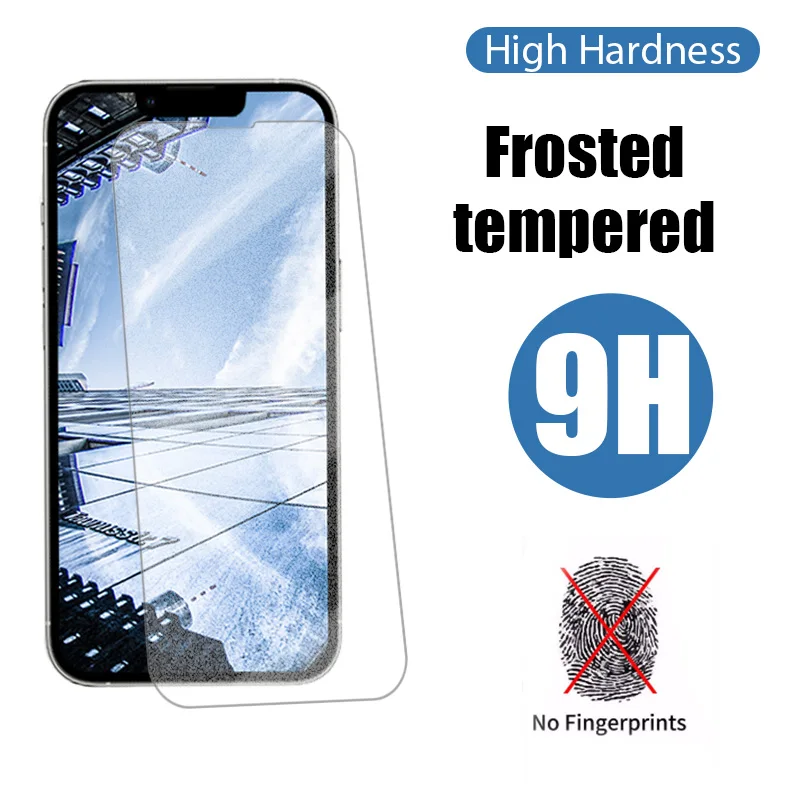 

Защита экрана для iPhone 13 12 11 Pro Max 13 12 Mini, матовое закаленное стекло на iPhone Xs Max X Xr 7 8 plus 6 6S SE 2020, стекло