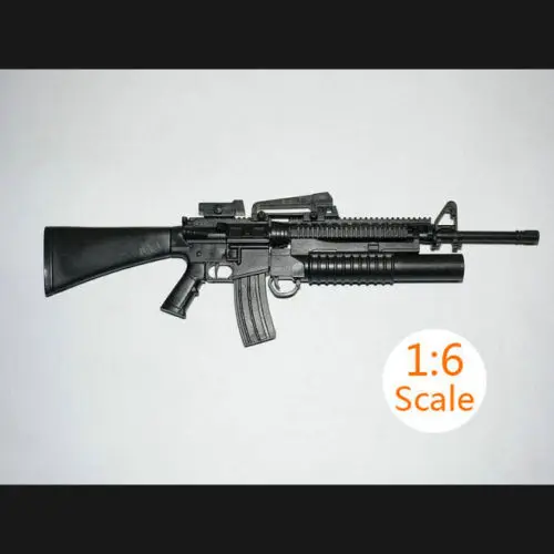 4d-сборка 1/6 M16A4 Штурмовая винтовка армии США W модель пускового устройства для
