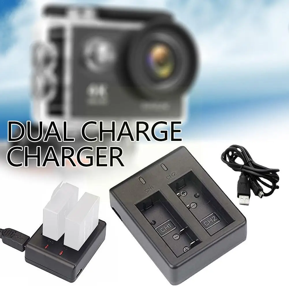 

48MM*38MM*11MM Waterproof Camera Base Charging Accessories For EKEN Camera Battery Dual Charging Accessories SJ4000/H9R F3Y5
