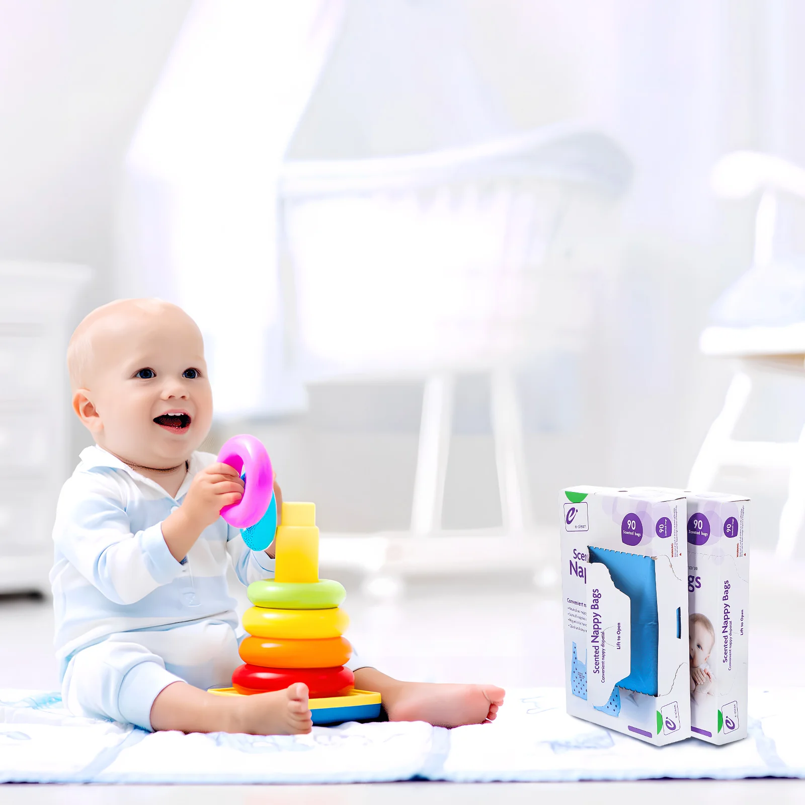 2 коробки мусорные мешки для подгузников кошачьего туалета