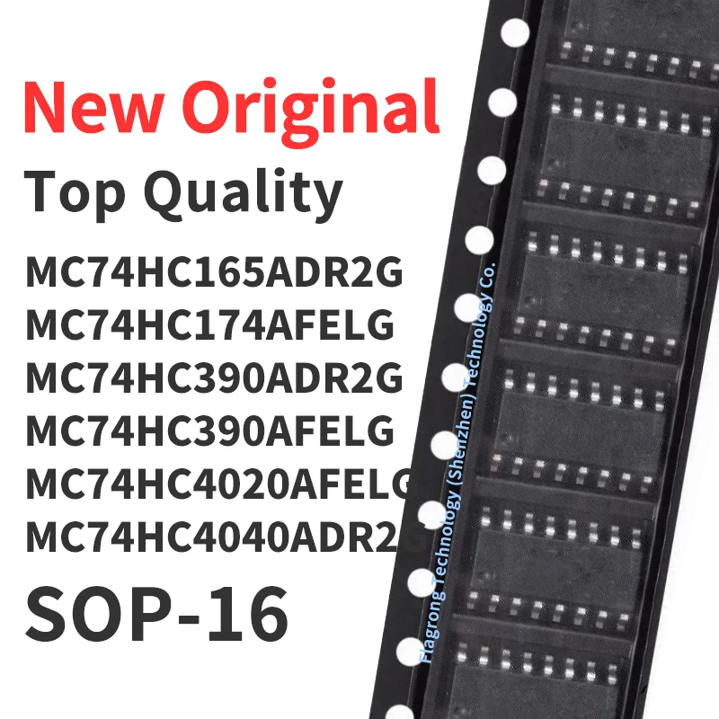 

10 PCS MC74HC165ADR2G MC74HC174AFELG MC74HC390ADR2G MC74HC390AFELG MC74HC4020AFELG MC74HC4040ADR2G SOP16 Chip IC New Original