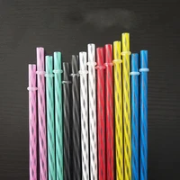 10 5 in long reusable plastic straws tumblers replacement drinking straws for 20 30 40 oz with cleaning brush 270mm