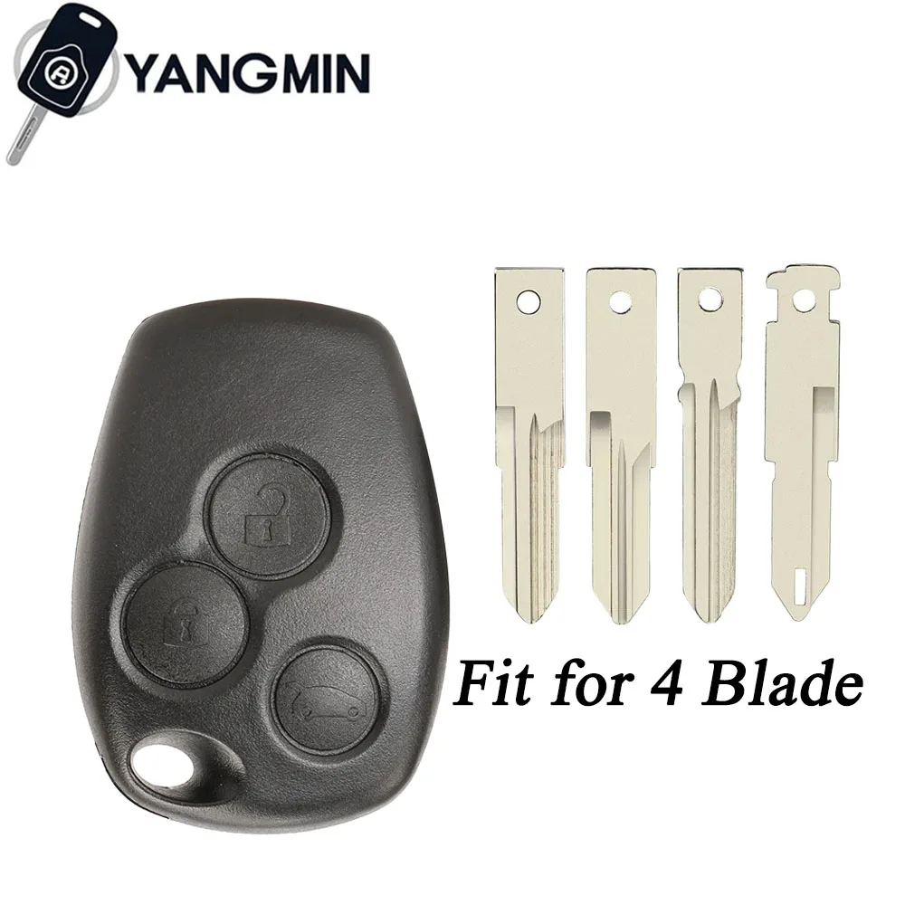 

yangmin Remote Car Key Shell Cover Case For Renault Dacia Modus Clio 3 Twingo Kangoo 2 Fob 2/3 Buttons