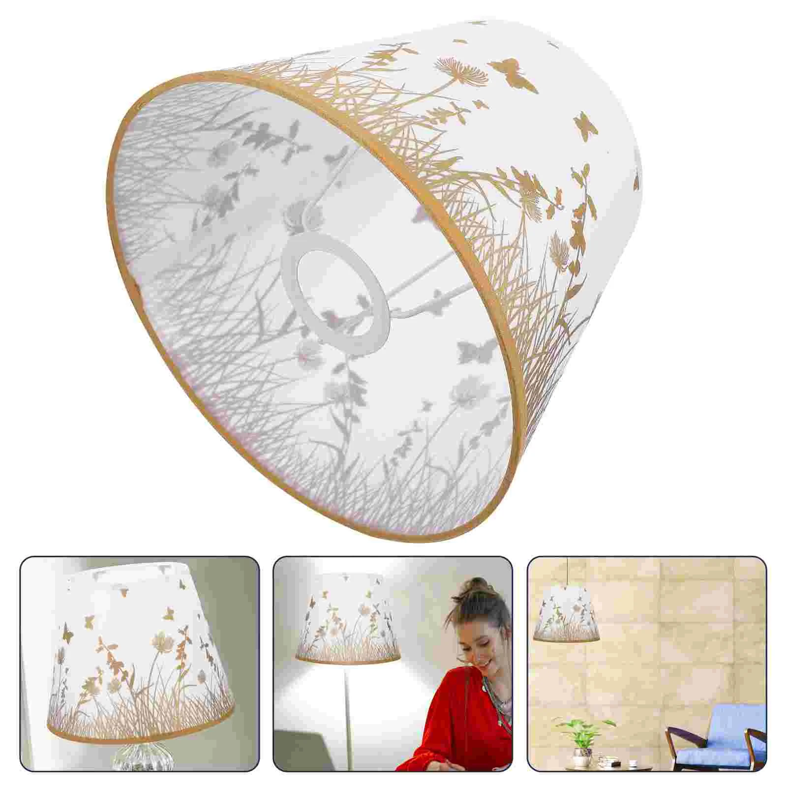 Decorative Light Bulb Custom Lamp Shades Ceilling Lampshade Lampshades Table Cover Drum Desktop Accessories Floor
