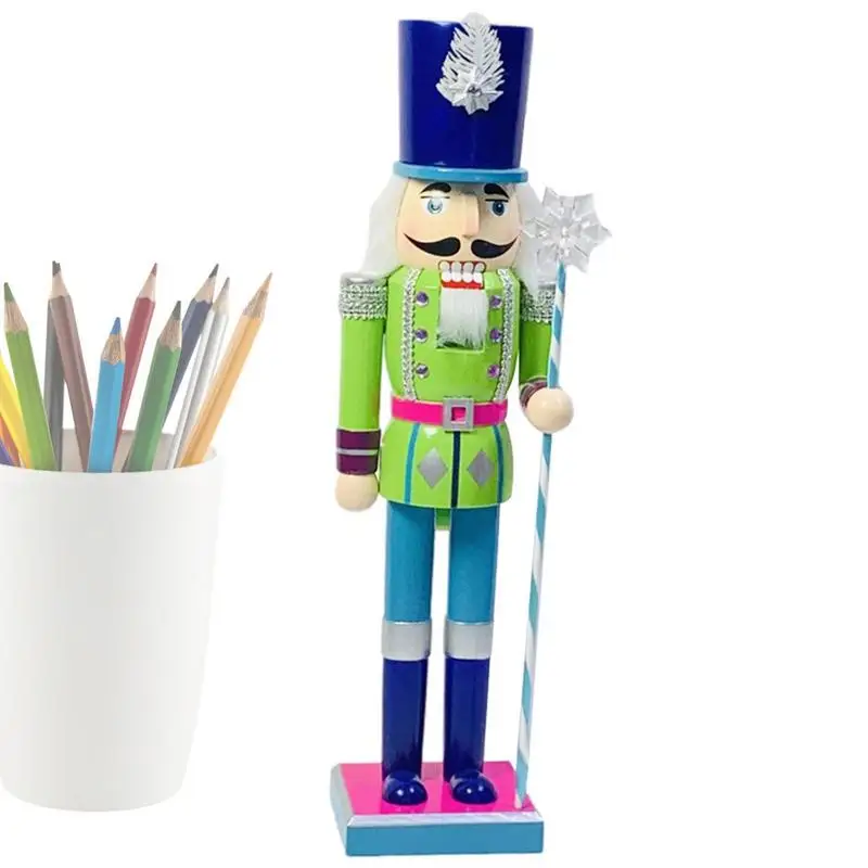 

Гайковерты, рождественские украшения 14,96, деревянный Многоцветный Рождественский гайковерт, солдат, окрашенный Рождественский гайковерт, ...