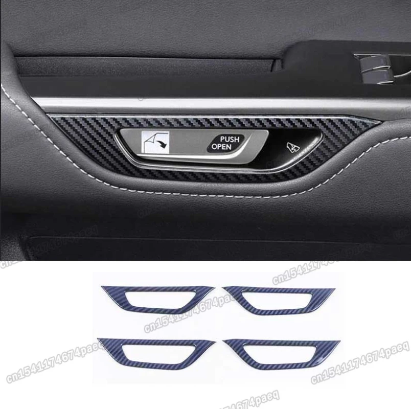 

Carbon Fiber Car Door Lock Switch Panel Cover Protect trims for Lexus Nx 2022 2023 2024 Az20 200 250 350 300 Auto Styling handle
