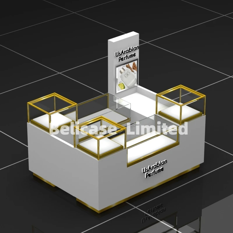 На заказ роскошный магазин духов на витрина для стеклянных парфюма продающий