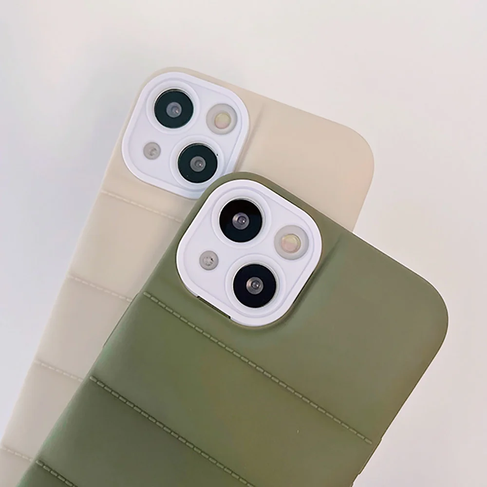 Чехол-пуховик для телефона Iphone 11 Чехлы пуховая куртка чехол 13 Pro Max 12 XR X Xs