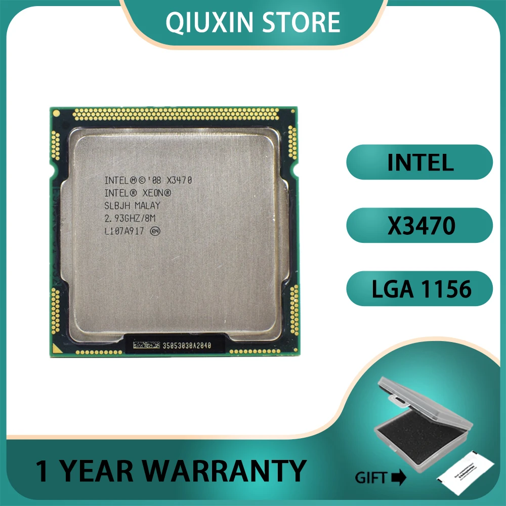 

Процессор Intel Xeon X3470, 8 Мб кэш-памяти, ЦП 2,93 ГГц SLBJH LGA 1156