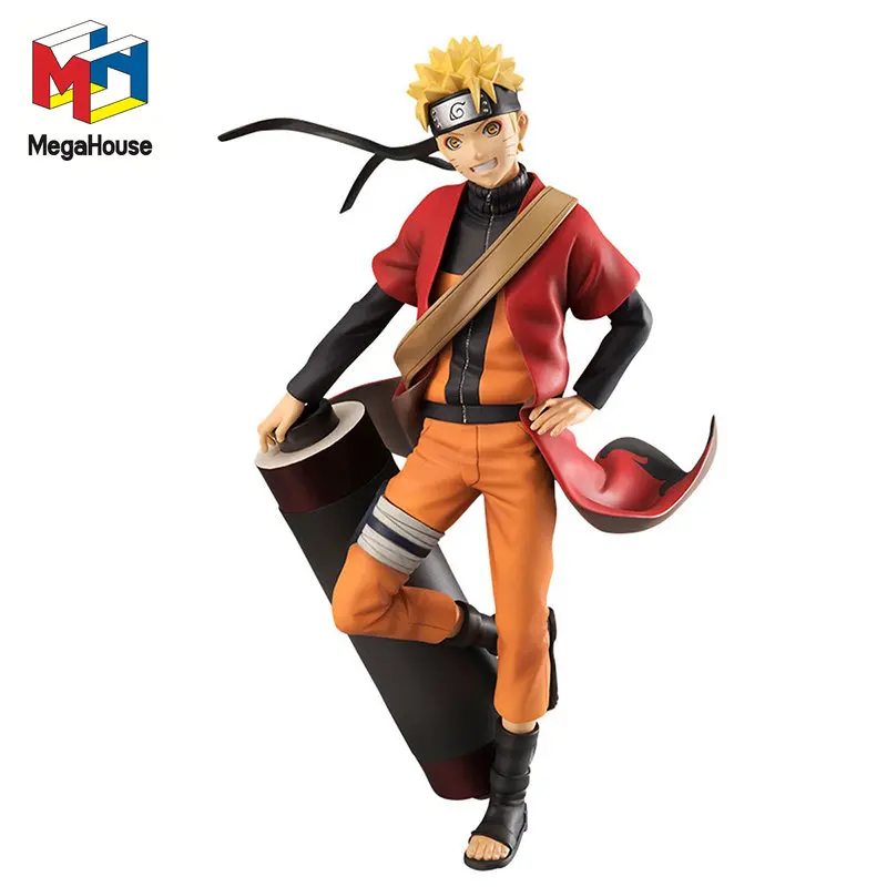 

Megahouse GEM NARUTO Shippuden Naruto Uzumaki Action Figure Anime Model Collectible Table Ornaments Children's Toys Gift