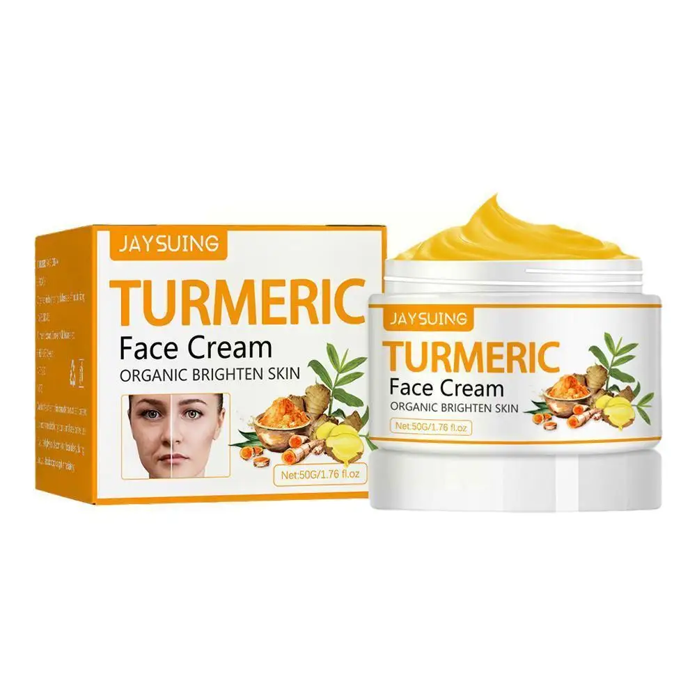 

Turmeric Vitamin C Face cream Remove Dark Spots Whitening Shrink Care Skin Anti-Aging Firming pores Moisturizing T3H6