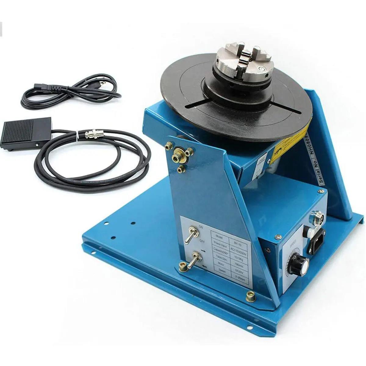 

10KG Rotary Welding Positioner Turntable Table High Positioning Accuracy Suitable for Cutting, Grinding, Assembly