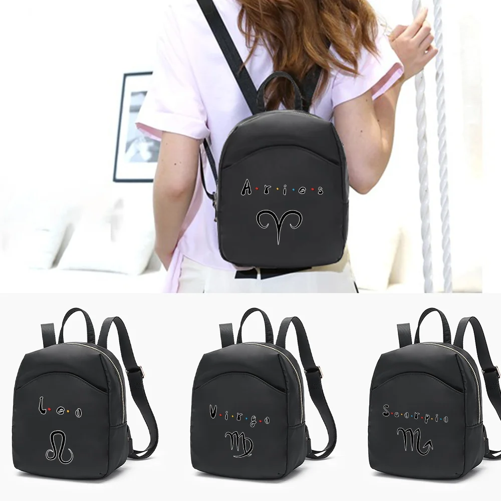 

Mini Women's Backpacks Trend Constellation Print Female Bag Small School Bags Rucksack for Teen Girls Fashion Casual Backpack