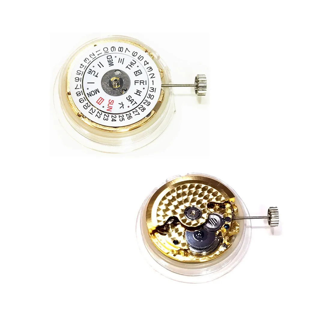 

24 Jewels 21600bph Date/Day @ 3 Mechanical Automatic Watch Movement 3 Hands Repair Parts For Seiko NH36