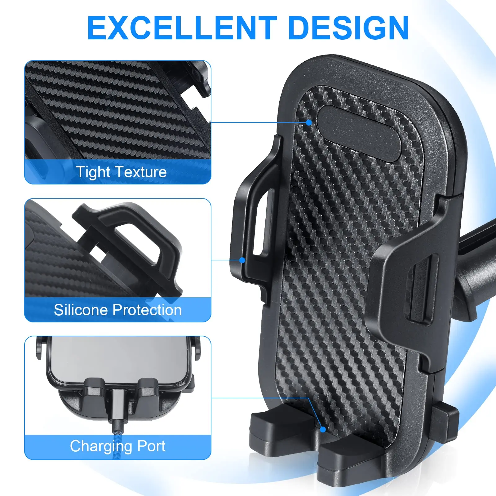 Держатель телефона на приборную панель для автомобиля универсальный держатель